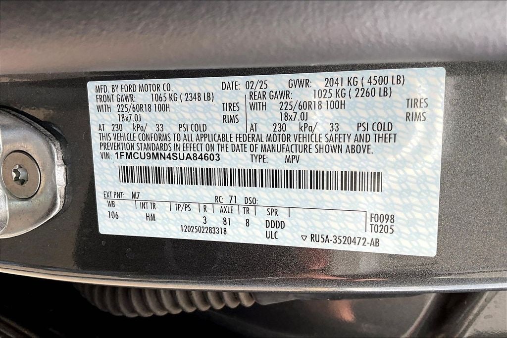 2025 Ford Escape ST-Line