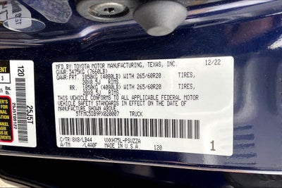 2023 Toyota Tundra Hybrid 1794 Edition