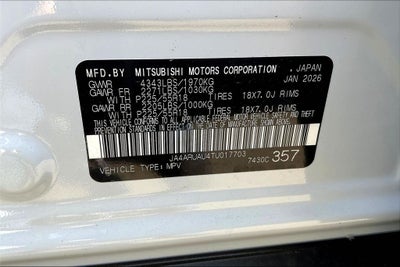 2026 Mitsubishi Outlander Sport 2.0 SE