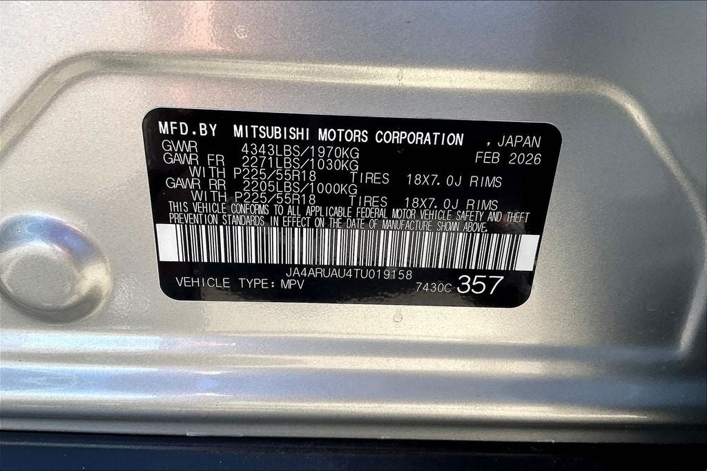 2026 Mitsubishi Outlander Sport 2.0 LE