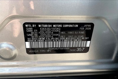 2026 Mitsubishi Outlander Sport 2.0 SE