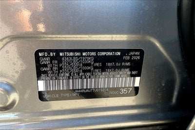 2026 Mitsubishi Outlander Sport 2.0 LE