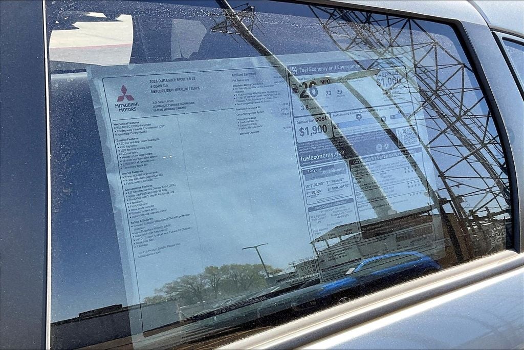 2026 Mitsubishi Outlander Sport 2.0 ES