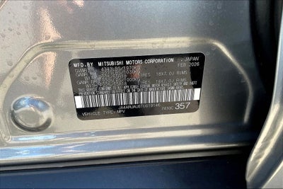 2026 Mitsubishi Outlander Sport 2.0 ES