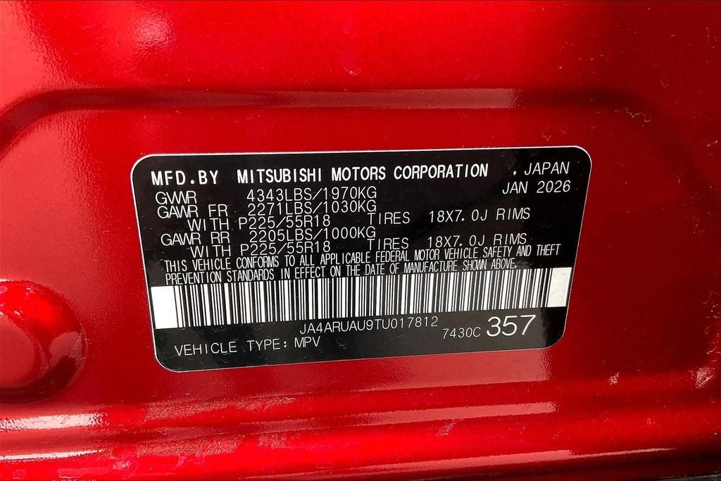 2026 Mitsubishi Outlander Sport 2.0 ES