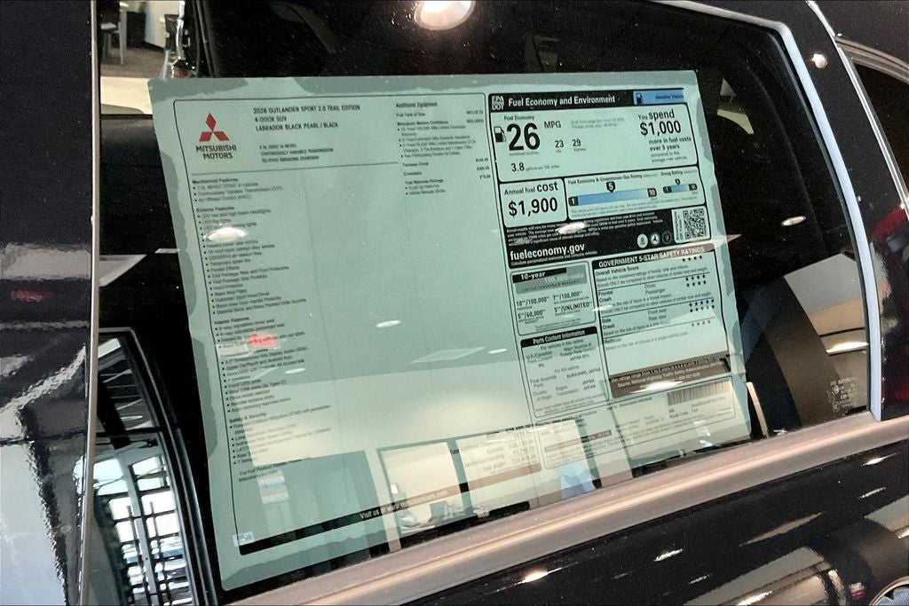 2026 Mitsubishi Outlander Sport 2.0 Trail Edition