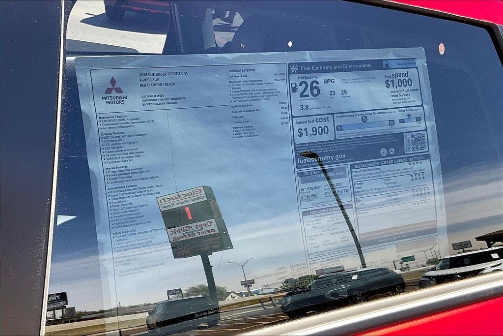 2026 Mitsubishi Outlander Sport 2.0 SE