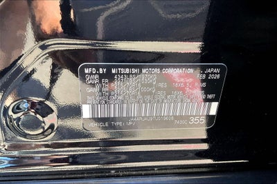 2026 Mitsubishi Outlander Sport 2.0 S