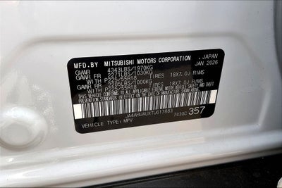 2026 Mitsubishi Outlander Sport RALLIART