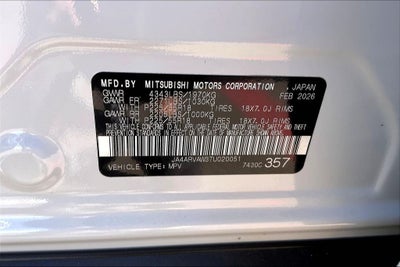 2026 Mitsubishi Outlander Sport SEL