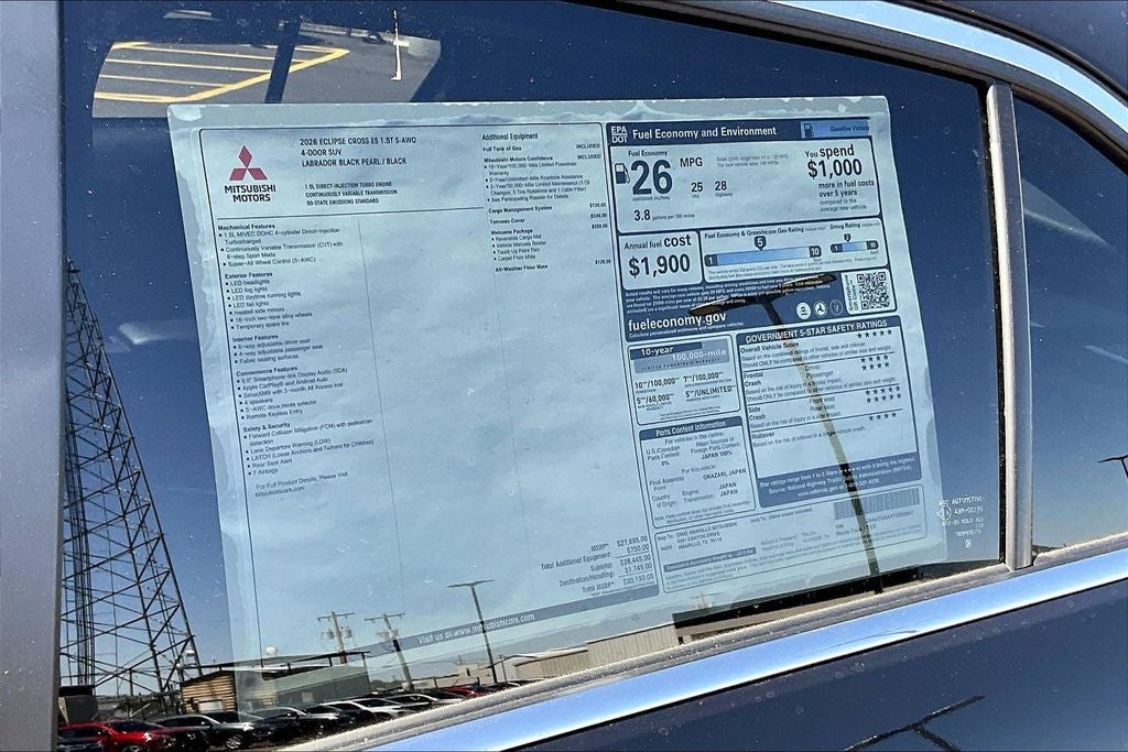 2026 Mitsubishi Eclipse Cross ES