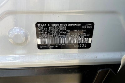 2026 Mitsubishi Eclipse Cross ES