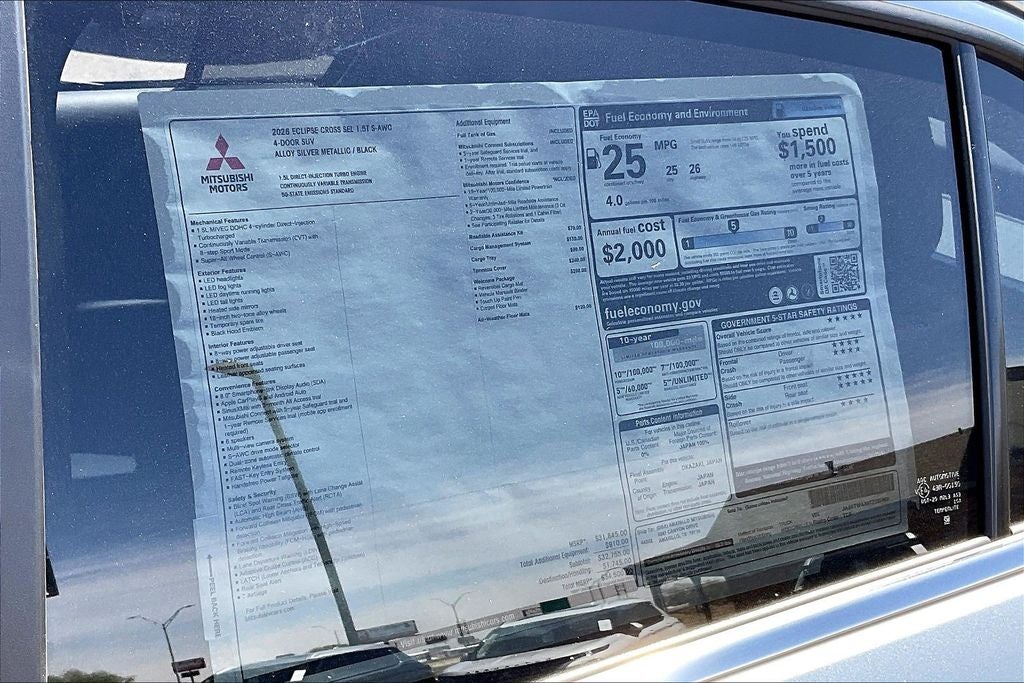 2026 Mitsubishi Eclipse Cross SEL