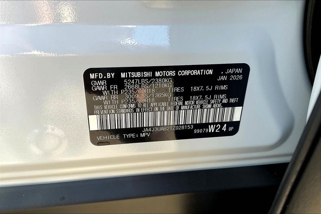 2026 Mitsubishi Outlander ES