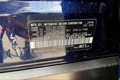 2026 Mitsubishi Outlander SE