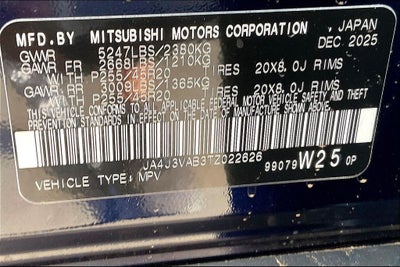 2026 Mitsubishi Outlander SE