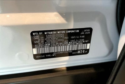 2026 Mitsubishi Outlander Trail Edition