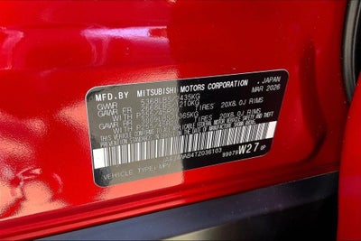 2026 Mitsubishi Outlander Black Edition