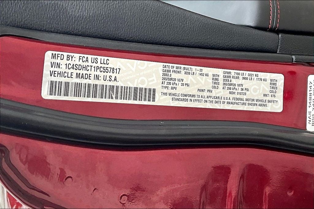 2023 Dodge Durango R/T Plus