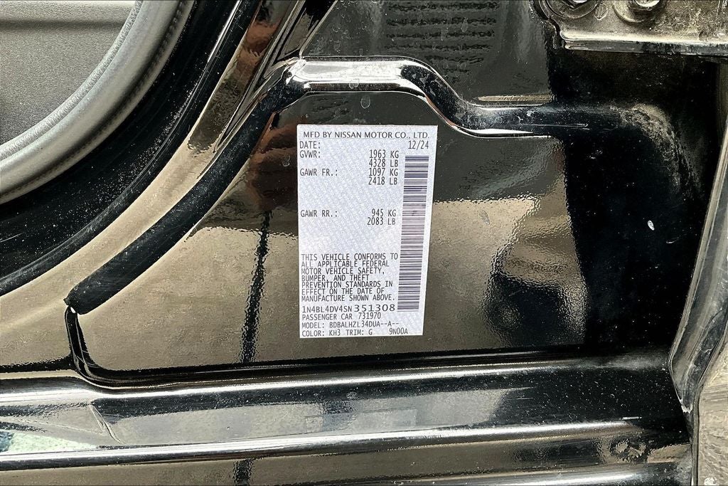2025 Nissan Altima 2.5 SV