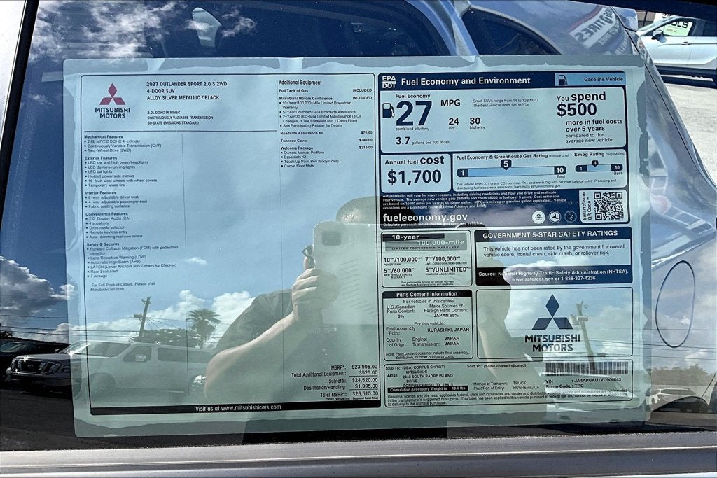 2027 Mitsubishi Outlander Sport Base
