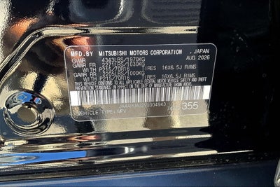 2027 Mitsubishi Outlander Sport 2.0 S