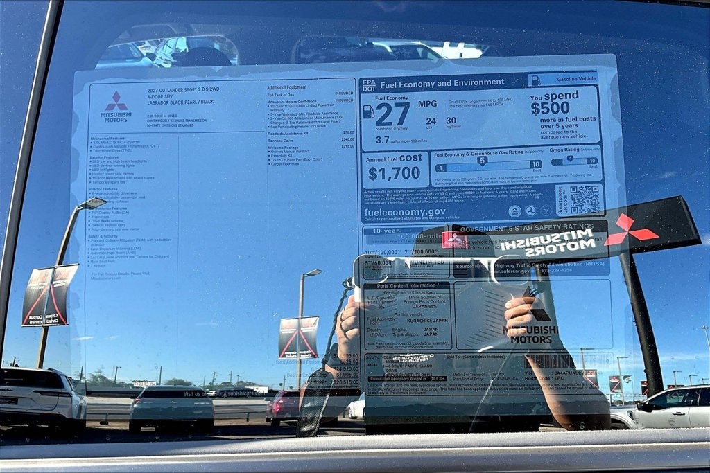 2027 Mitsubishi Outlander Sport 2.0 S