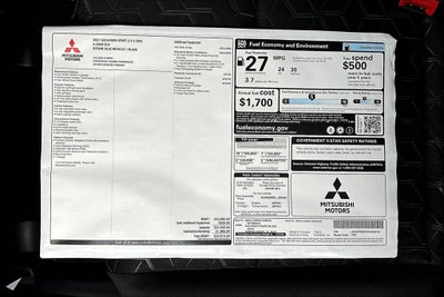 2027 Mitsubishi Outlander Sport 2.0 S