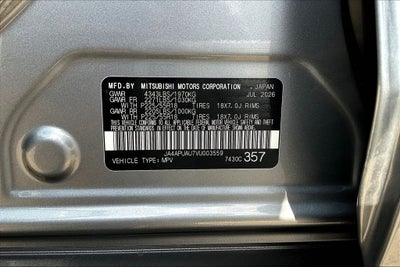 2027 Mitsubishi Outlander Sport 2.0 ES