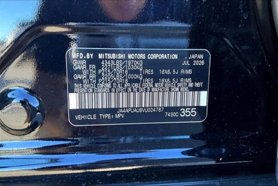 2027 Mitsubishi Outlander Sport 2.0 S