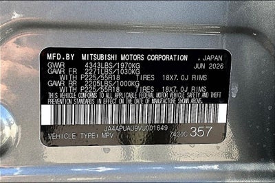 2027 Mitsubishi Outlander Sport 2.0 LE