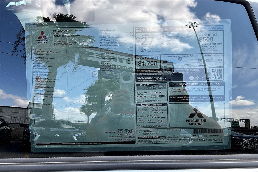 2027 Mitsubishi Outlander Sport 2.0 ES