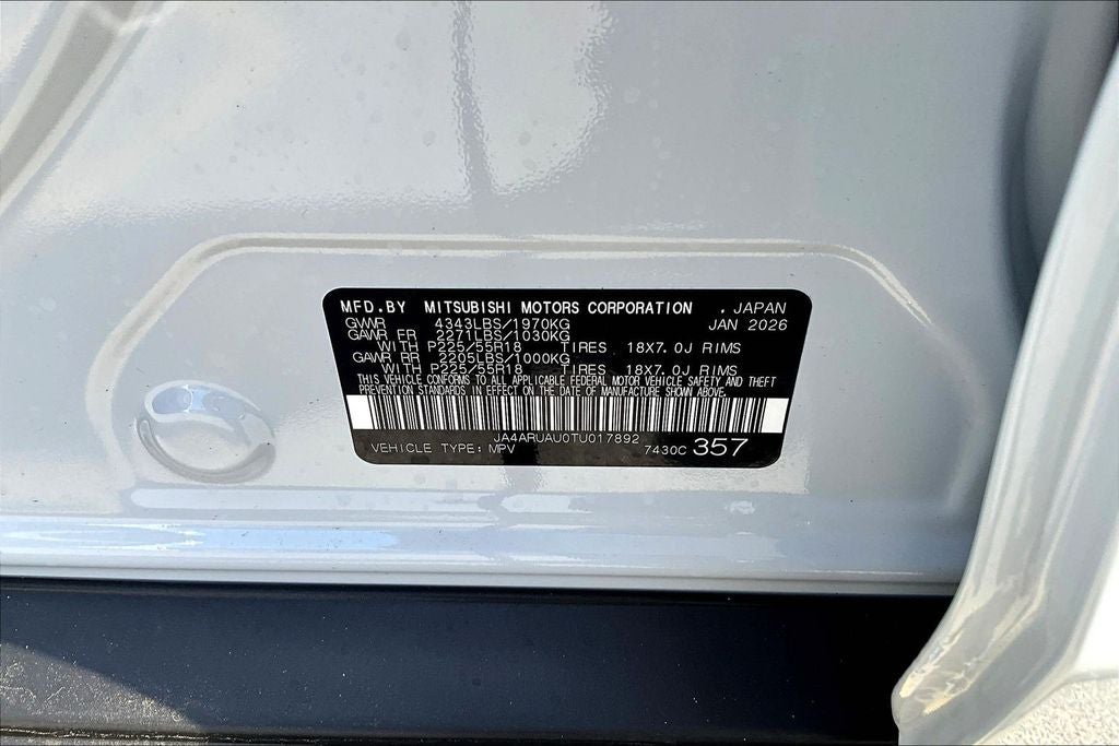 2026 Mitsubishi Outlander Sport 2.0 SE