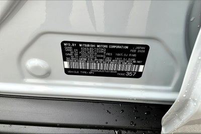 2026 Mitsubishi Outlander Sport 2.0 ES