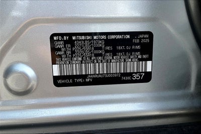 2025 Mitsubishi Outlander Sport 2.0 LE