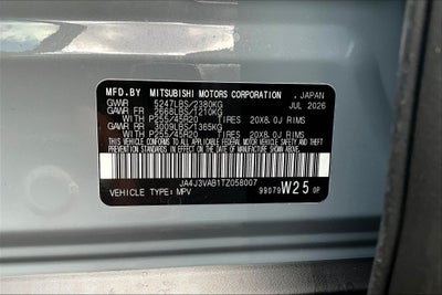 2026 Mitsubishi Outlander SE
