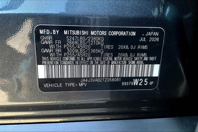 2026 Mitsubishi Outlander LE