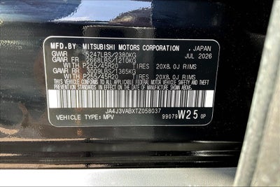 2026 Mitsubishi Outlander SE