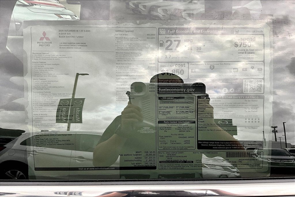2026 Mitsubishi Outlander SE