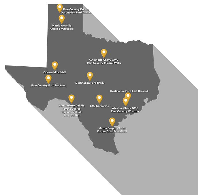 Our Locations Map
